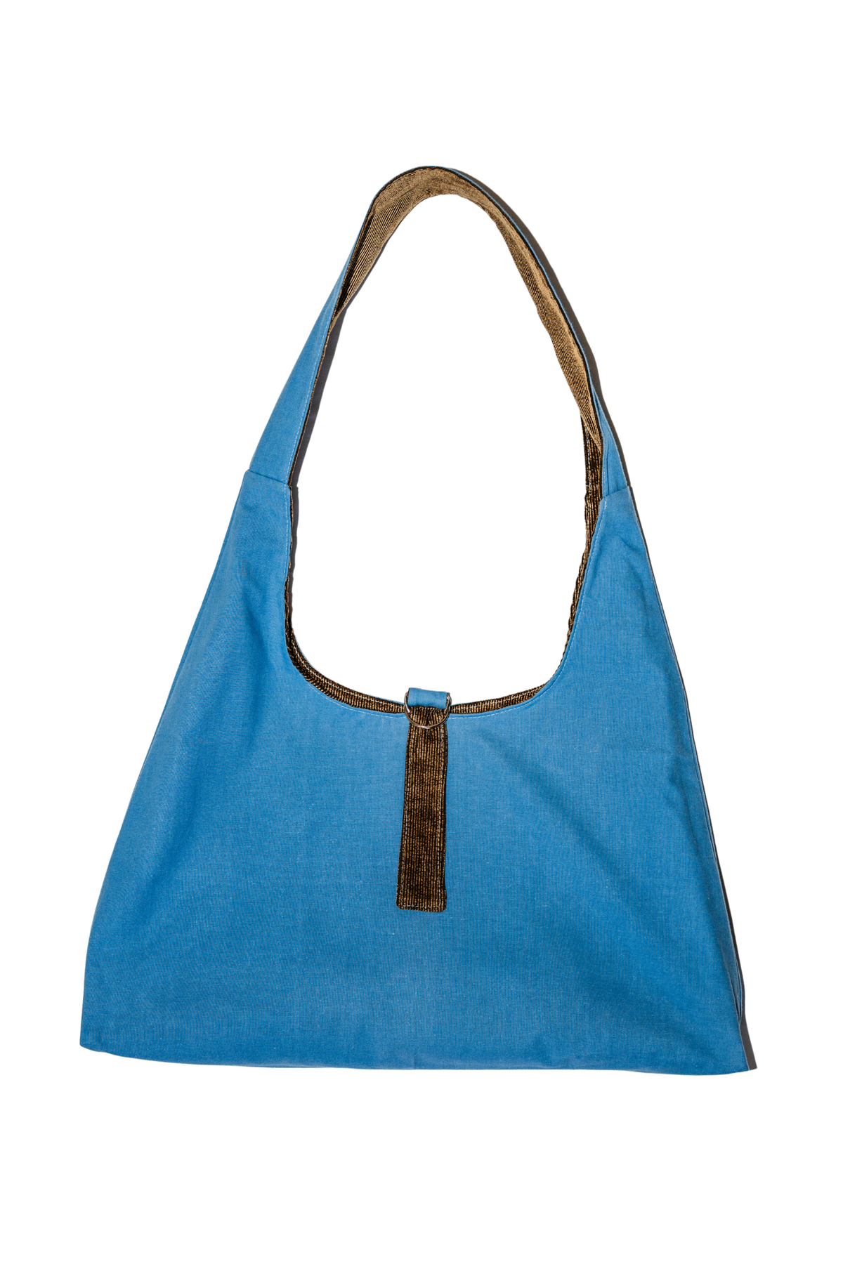 Reversible Sling Bag Brown x Light Blue