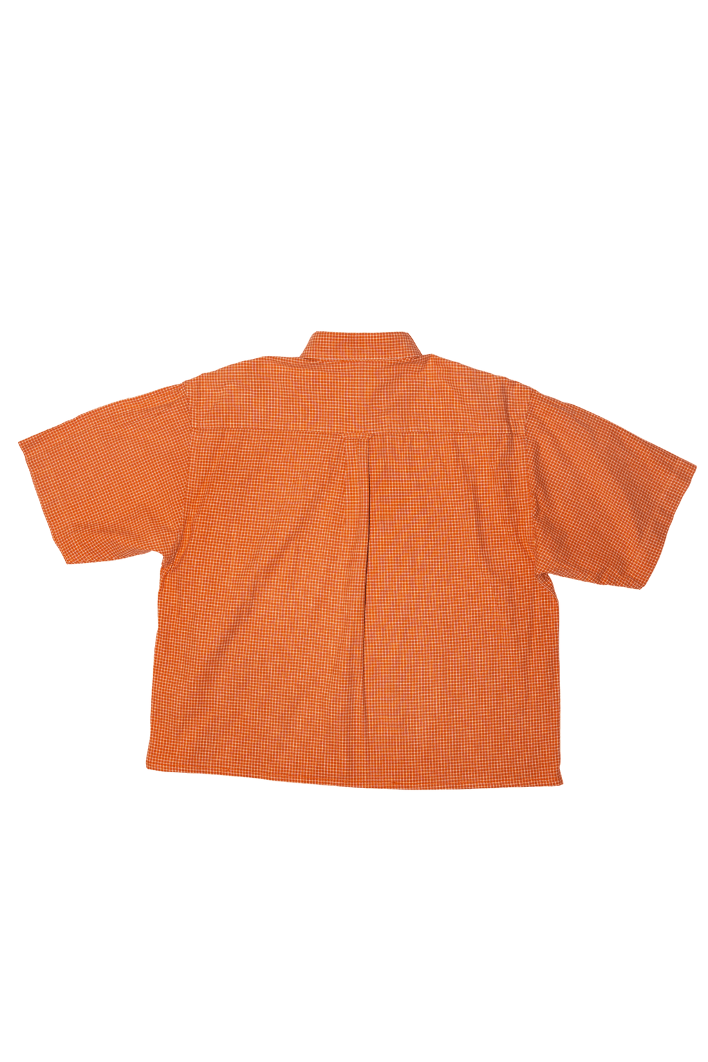 Asymmetric Shirt Buckles Orange