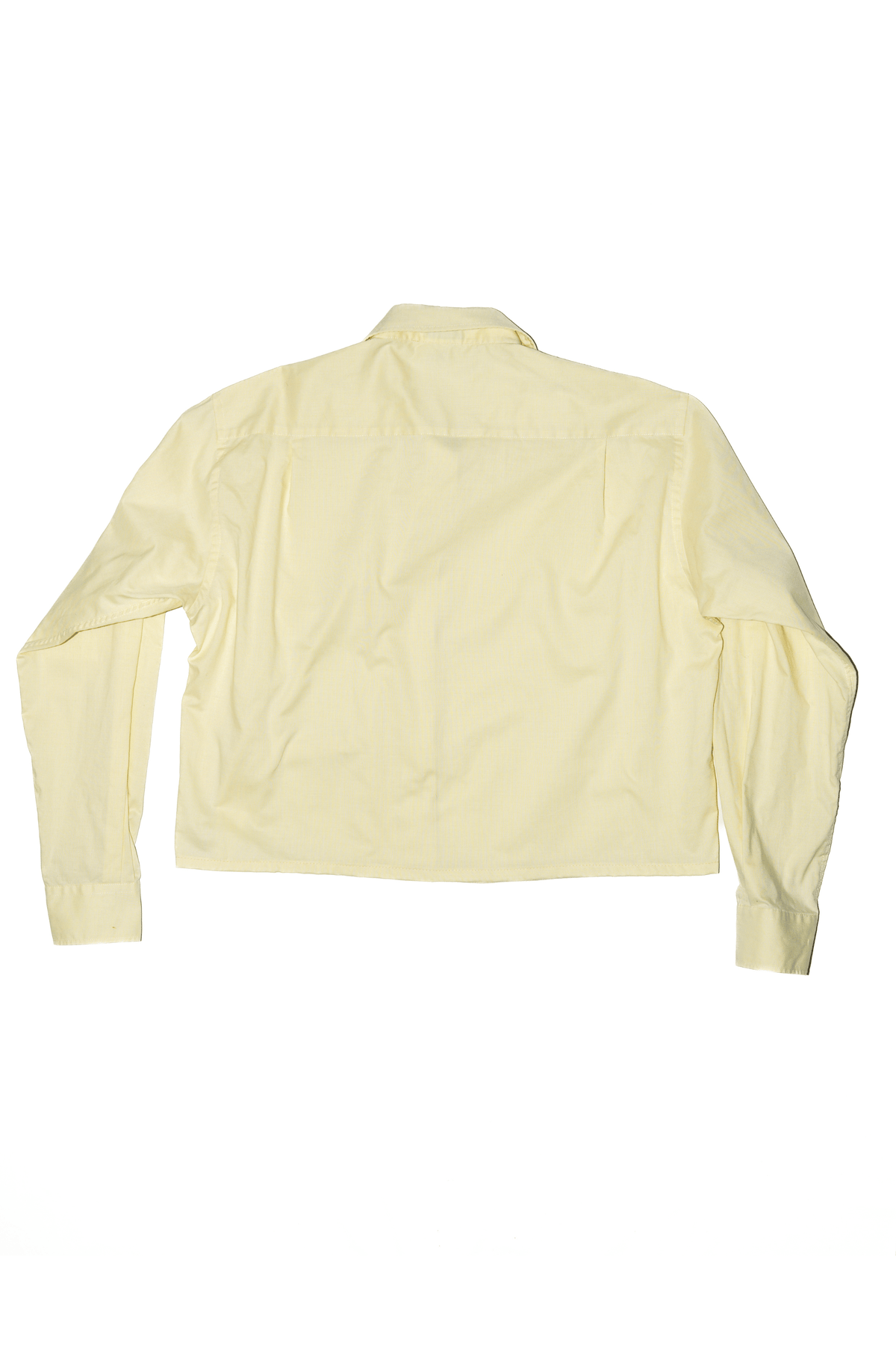 Asymmetric Shirt Buckles Butter Yellow