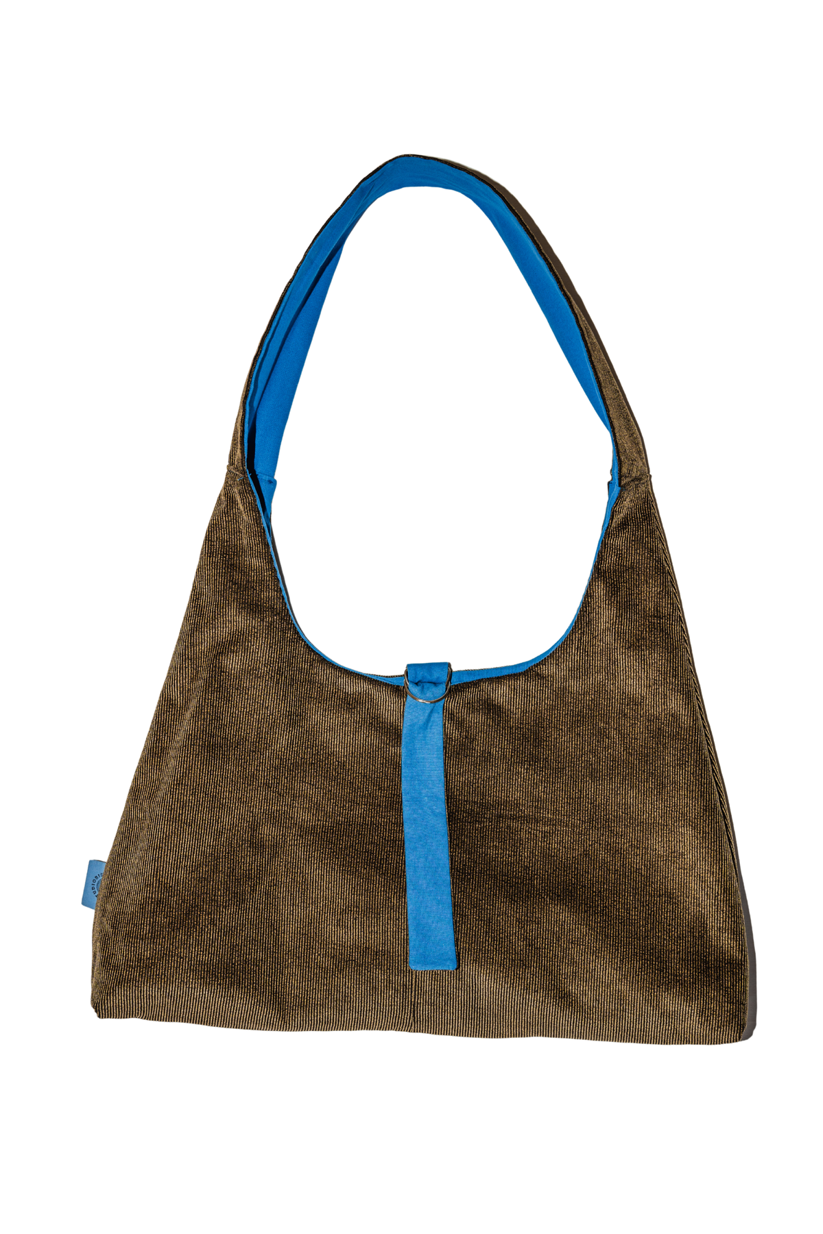 Reversible Sling Bag Brown x Cobalt